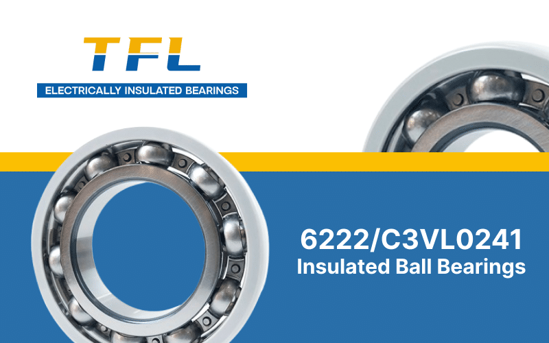 insulated bearing 6222-c3vl0241 with outer ring coated