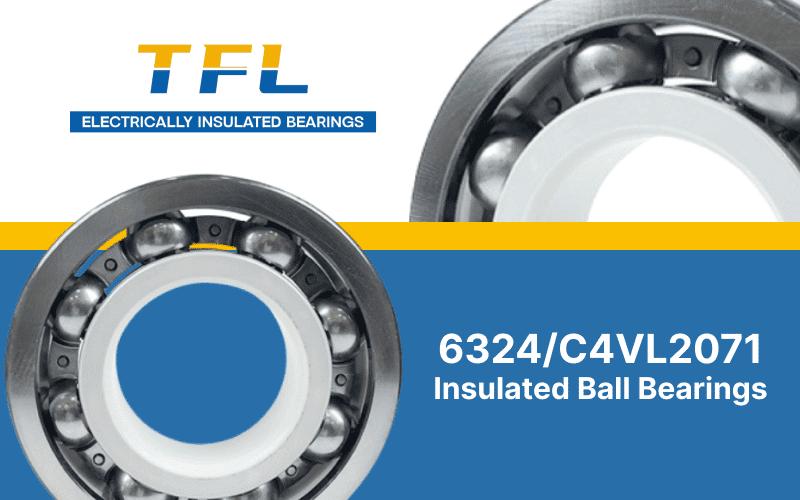 insulated deep groove ball bearing 6324/C4VL2071 for preventing high shaft current