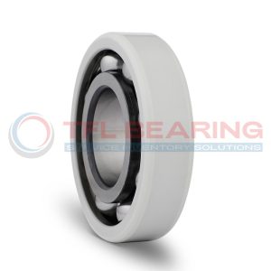 insulated bearing for motor 6022/C3VL0241, with outer ring coating and steel brass.