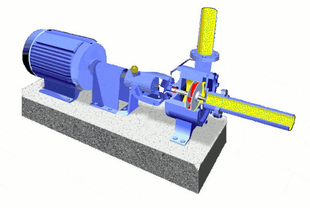 a gif of a centrifugal pump working