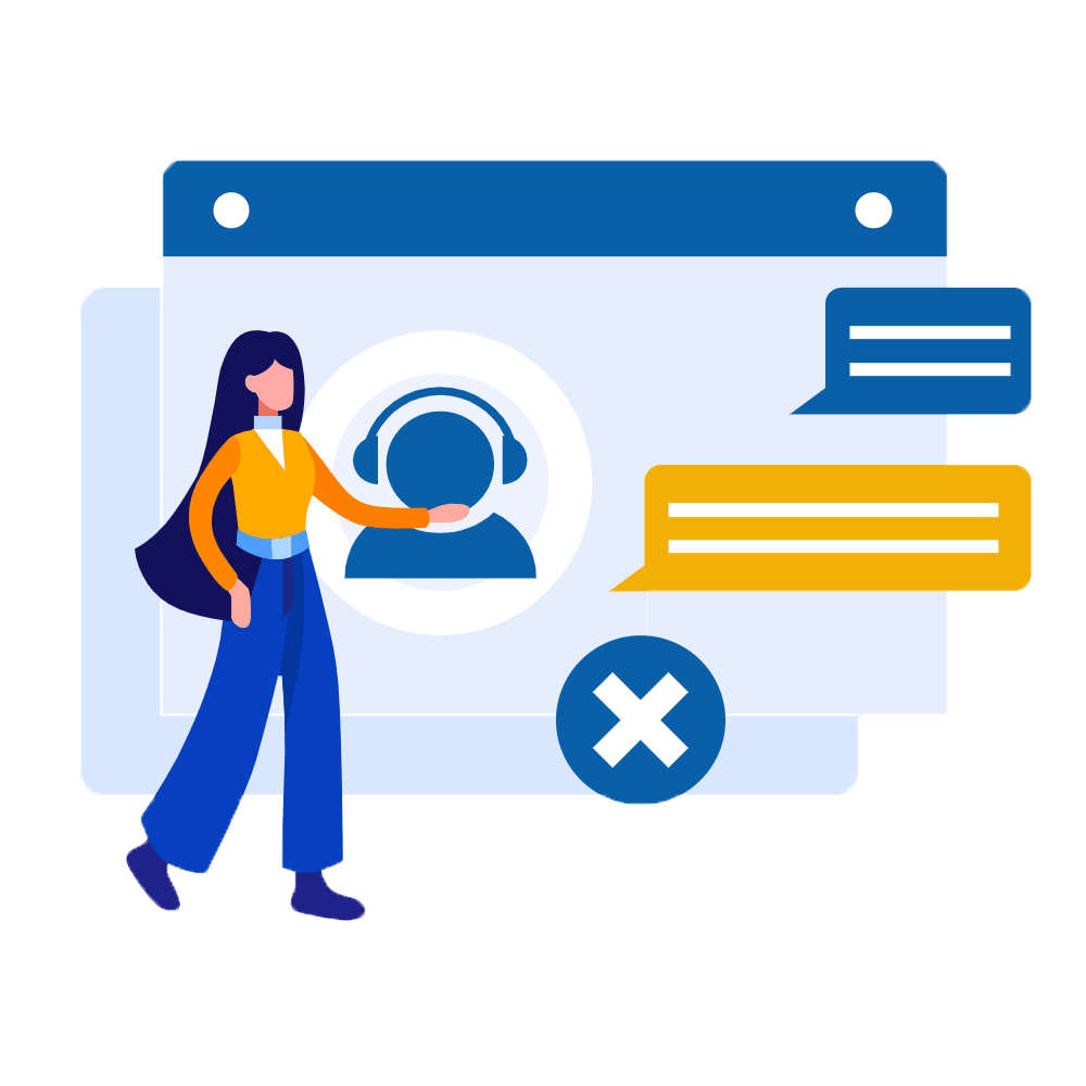 a icon of customer support