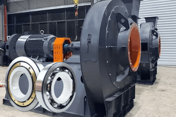 high efficirency industrial centrifugal dust collection fans and inner ring coating insulated bearing
