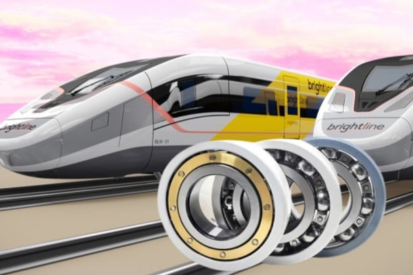 anti-current insulated bearing for railway traction