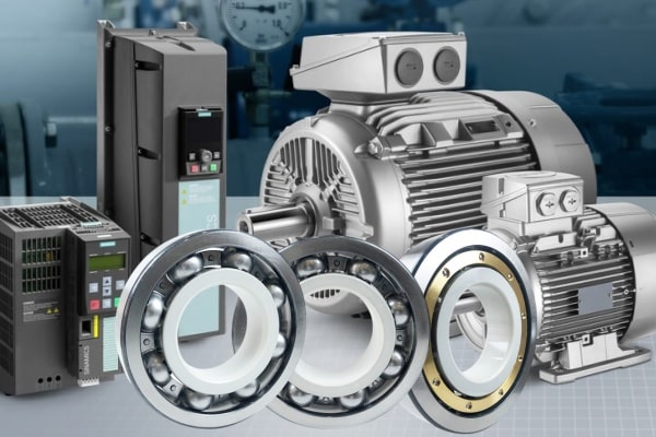 Inner ring electrically insulated bearing, used for variable frequency motors