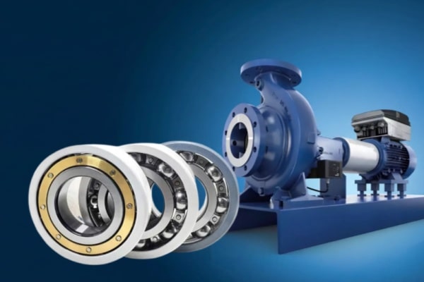 Photo showing insulated bearing in a water pump mechanism