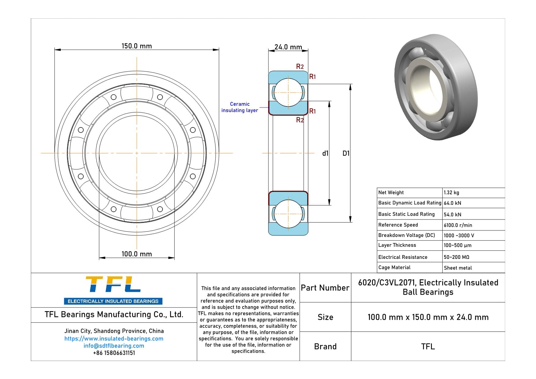 Stop Electric Erosion: 6020/C3VL2071 Bearings for VFD Motor Protection Drawing.dwg